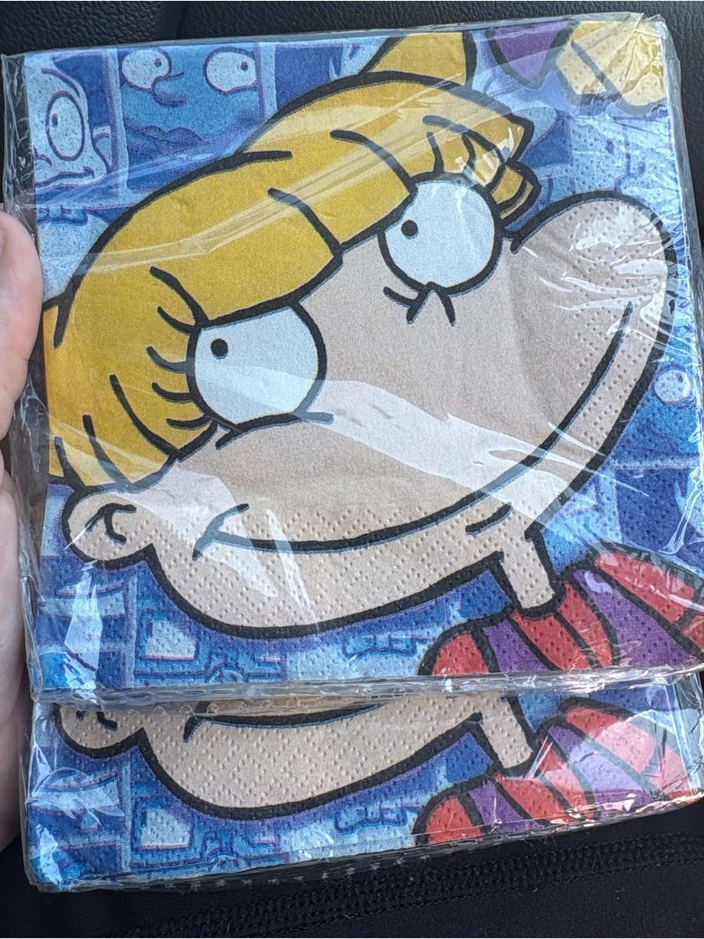 Vintage Rugrats Angelica Beverage Napkins Sealed 2-Pack DesignWare NOS 90s